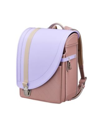 ＜地球NASAランドセル(R) (Baby&Kids)＞１０８６【送料無料】【２０２７年３月中旬以降届】ヨロ　ライラック／ピンクベージュ